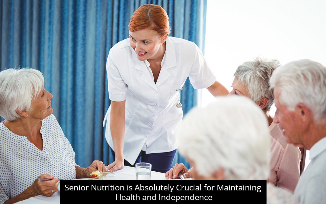 Senior Nutrition Is Absolutely Crucial For Maintaining Health And Independence